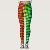 Leggings rayonnants arc-en-ciel (Devant)