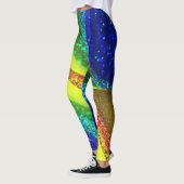 Leggings rayonnants arc-en-ciel (Gauche)