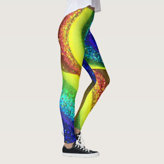 Leggings rayonnants arc-en-ciel (Droite)