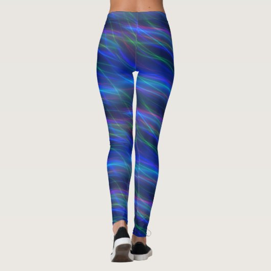 Leggings Rayons multicolores lumineux (Dos)