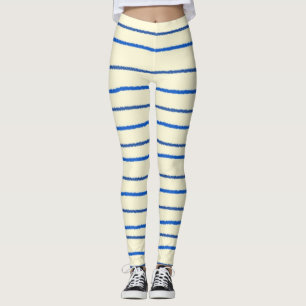 Leggings rayure art moderne