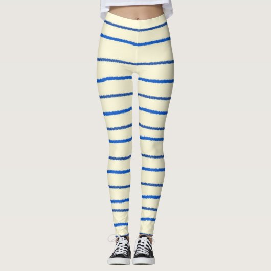 Leggings rayure art moderne (Devant)
