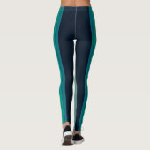 Leggings Rayure Athlétique | Double Ton (Dos)