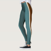 Leggings Rayure Athlétique | Rayures Rétro (Gauche)