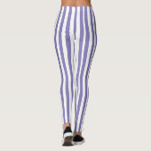 Leggings Rayure blanche et violette (Dos)
