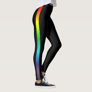 Leggings Rayure d'arc-en-ciel