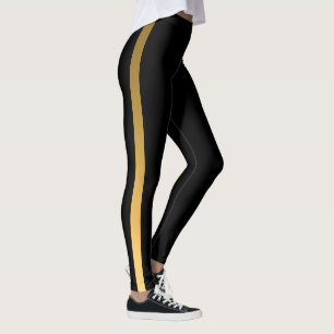 Leggings Rayure d'or
