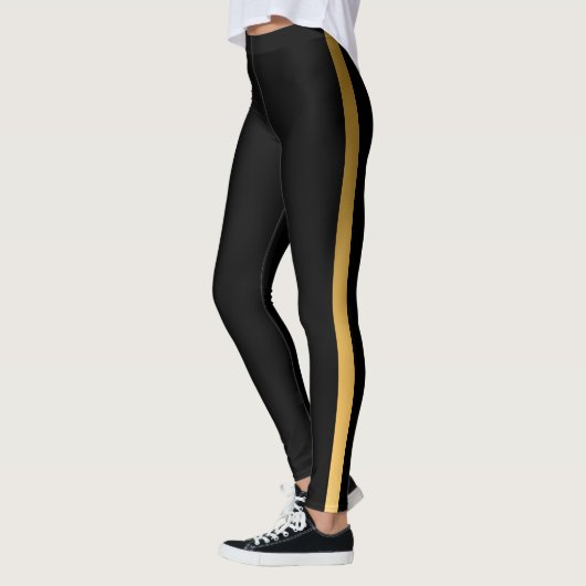 Leggings Rayure d'or (Gauche)