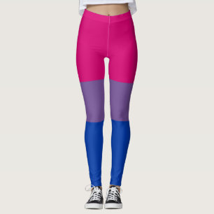 Leggings Rayure horizontale bisexuelle du drapeau LGBT de