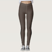 Leggings Rayure marron cacao vintage (Devant)