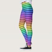 Leggings rayure nostalgique d'arcade : (Gauche)