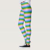 Leggings Rayures arc-en-ciel coquettes (Gauche)