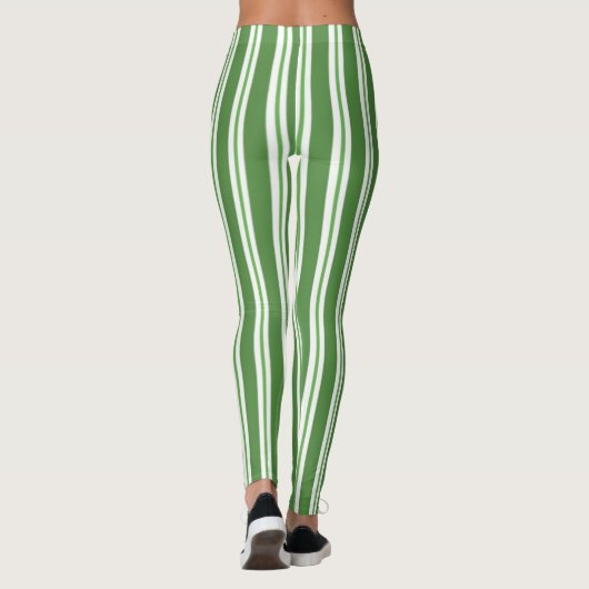 Leggings rayures art abstrait (Dos)
