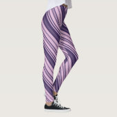 Leggings Rayures aux teintes de violet (Droite)