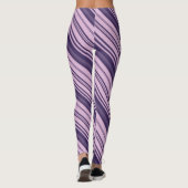 Leggings Rayures aux teintes de violet (Dos)