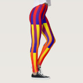 Leggings Rayures Bleu Rouge Jaune (Droite)