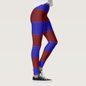 Leggings Rayures Bleues et Rouges (Droite)