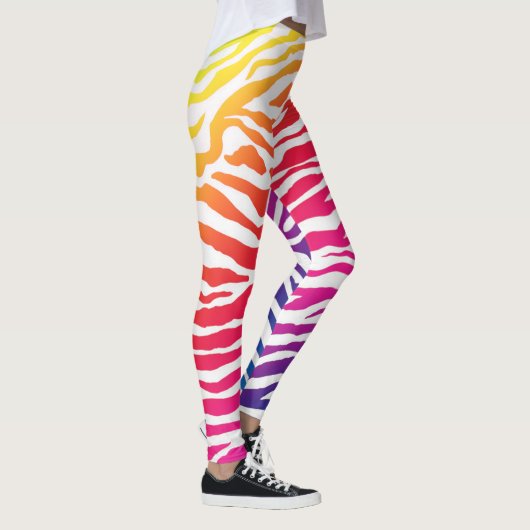 Leggings Rayures d'arc-en-ciel (Droite)