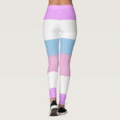 Leggings Rayures de fierté intersexe (Dos)
