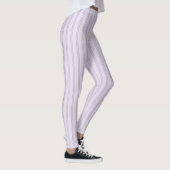 Leggings Rayures de lavande violette (Droite)