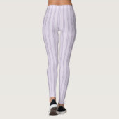 Leggings Rayures de lavande violette (Dos)