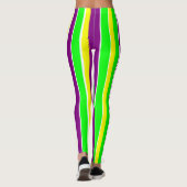 Leggings Rayures de Mardi Gras (Dos)