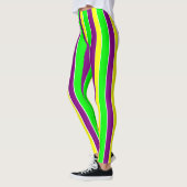 Leggings Rayures de Mardi Gras (Gauche)