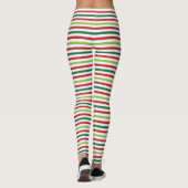Leggings Rayures de Noël (Dos)
