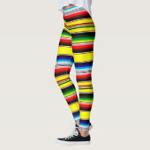 Leggings Rayures de serape brillantes (Gauche)