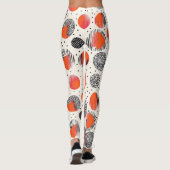Leggings Rayures de tranche de citron bold (10) (Dos)