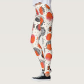 Leggings Rayures de tranche de citron bold (10) (Gauche)