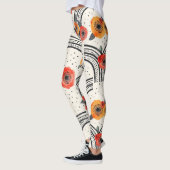 Leggings Rayures de tranche de citron bold (2) (Gauche)
