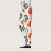 Leggings Rayures de tranche de citron bold (5) (Gauche)