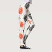 Leggings Rayures de tranche de citron bold (5) (Droite)