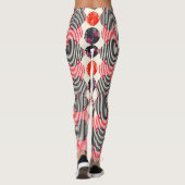 Leggings Rayures de tranche de citron bold (9) (Dos)