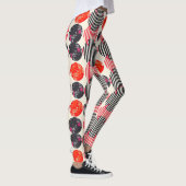 Leggings Rayures de tranche de citron bold (9) (Droite)