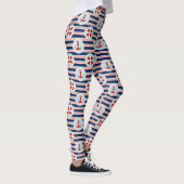 Leggings Rayures et motif de points nautiques (Droite)