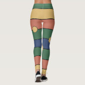 Leggings rayures et points (Dos)