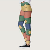 Leggings rayures et points (Gauche)