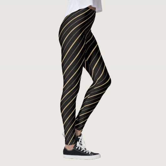 Leggings Rayures et points brillants (Droite)
