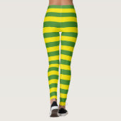 Leggings Rayures jaune et verte (Dos)
