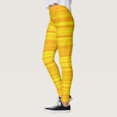 Leggings Rayures Jaune Orange (Gauche)