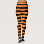 Leggings Rayures oranges et noires (Dos)