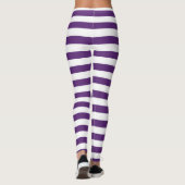 Leggings Rayures pourpres et blanches (Dos)
