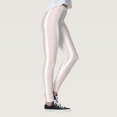 Leggings rayures rose et blanche (Droite)