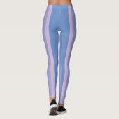 Leggings Rayures rose violet et bleu (Dos)