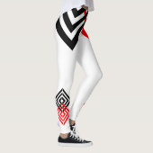 Leggings Rayures rouges et noires (Droite)