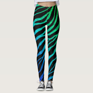 Leggings Rayures SpaceTime arrachées - PBCGY arc-en-ciel