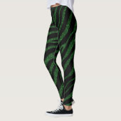 Leggings Rayures SpaceTime arrachées - Vert Parties scintil (Gauche)