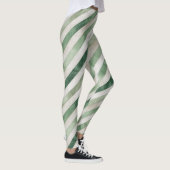 Leggings Rayures vert menthe (Droite)